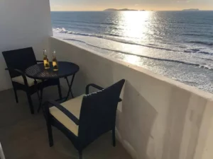 Relax with a cold one while watching the sunset